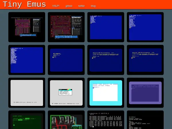 Tiny Emulators home screenshot