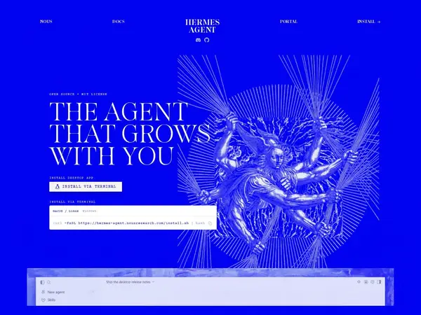 Hermes Agent — The Agent That Grows With You home screenshot